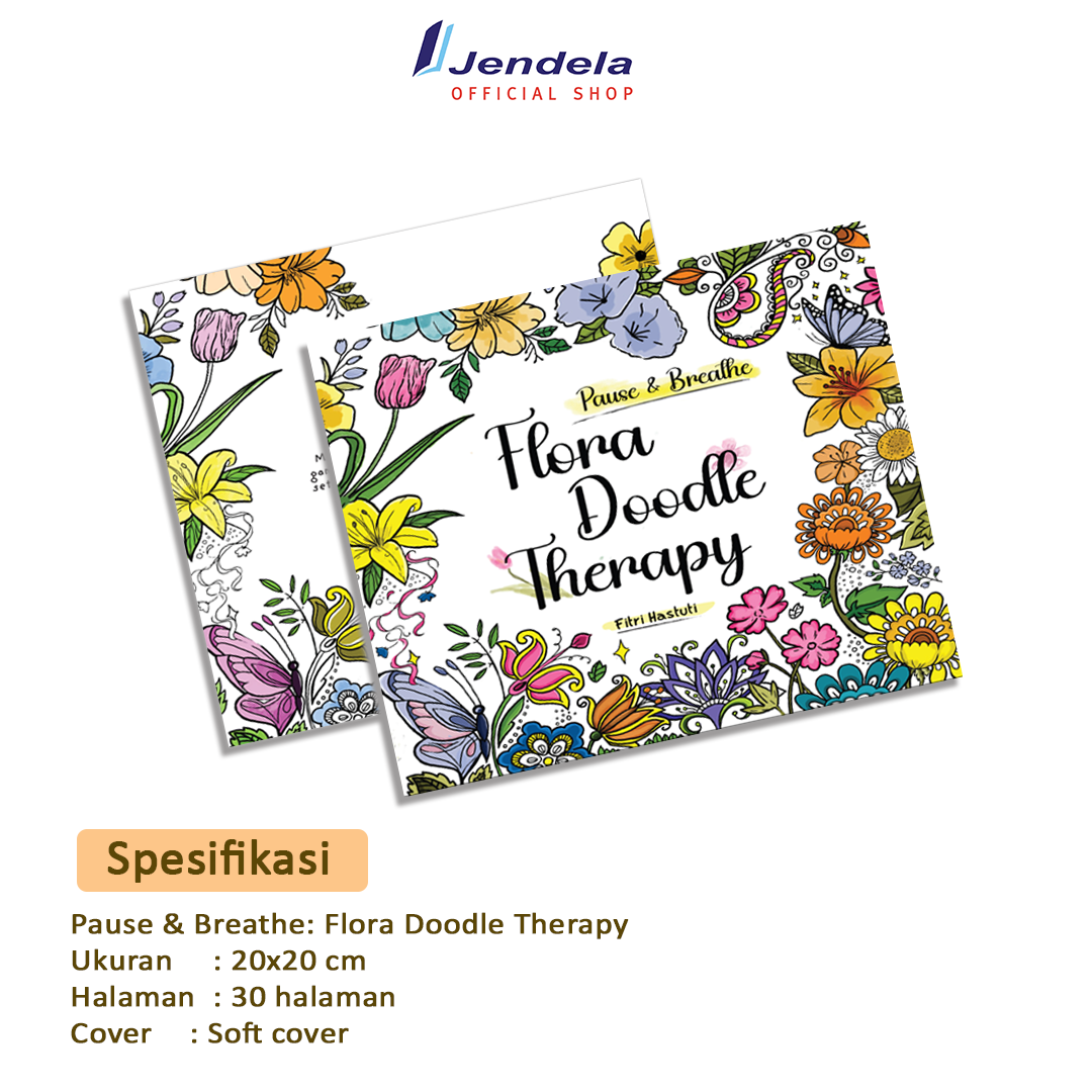 Pause & Breathe Flora Doodle Therapy - Gambar 3